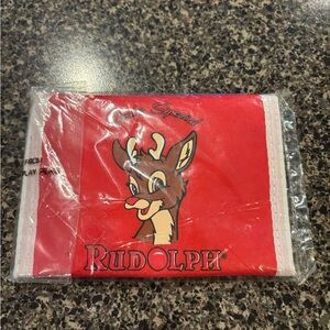 Vintage 1990s Rudolph the Red-Nosed Reindeer Wallet - Montgomery Wards Exclusive
